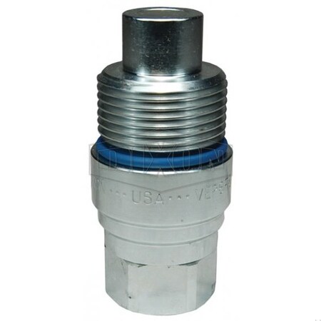 Dixon DQC VEP Female Plug, 1/4-19 Nominal, Female BSPP, Steel, Domestic VEP2BF2